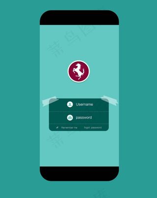 用户登录界面设计psd素材