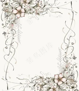 手绘相框花纹图片 手绘相框花纹图片