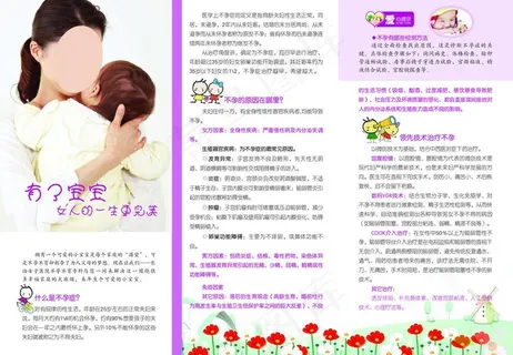 不孕不育三折页内页图片