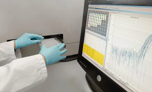 研究人员电脑测试分析图片