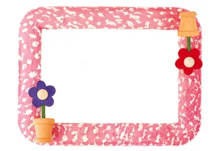 可爱女孩相框边框图片