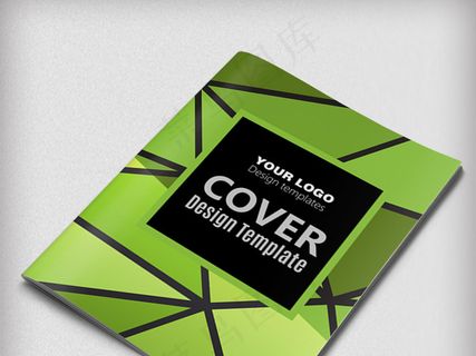 蓝色艺术创意个人简历合同封面设计