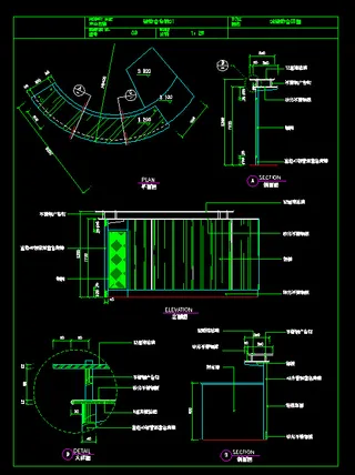 接待台CAD模板免费下载
