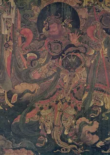 法海寺壁画-24西方广目天王