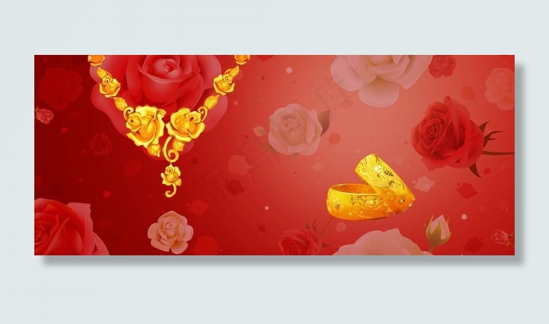 黄金珠宝画面图片