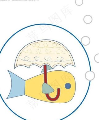 卡通鱼 矢量素材图片