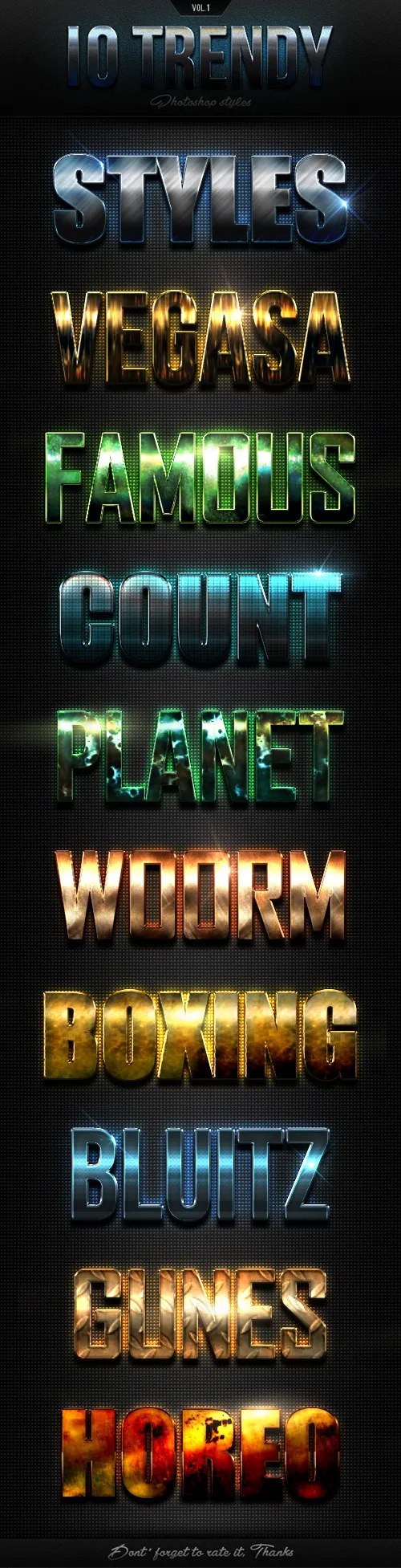 质感流光特效psd模版下载