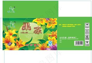 水果奶味奶茶果冻包装图片