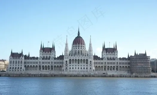 临海的宏伟欧美建筑图片