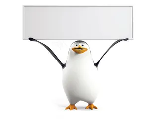 3d动物空白广告牌图片