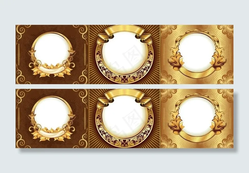 金色花纹图片