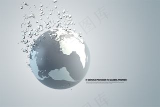 高清PSD分层素材水质地球