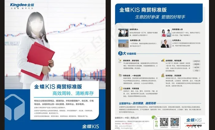 金蝶KIS行政cdr矢量模版下载