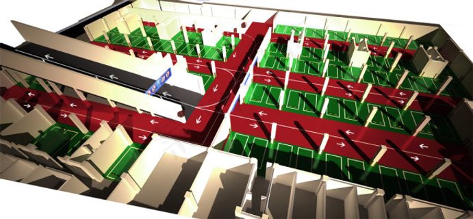 地下停车场效果图