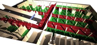 地下停车场效果图