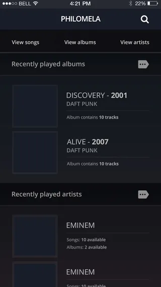 音乐播放器APP页面设计素材模板8