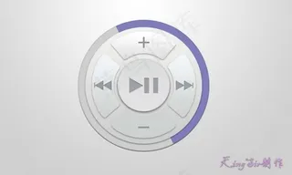 3D立体简洁音乐播放器