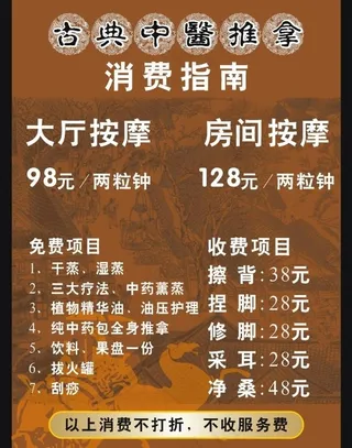 古典中医推拿消费指南图片