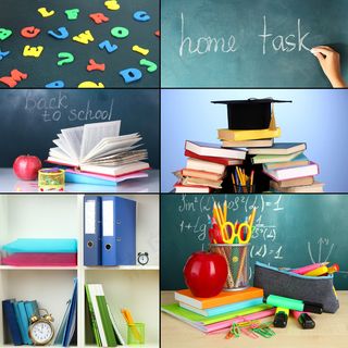 黑板和学习用具