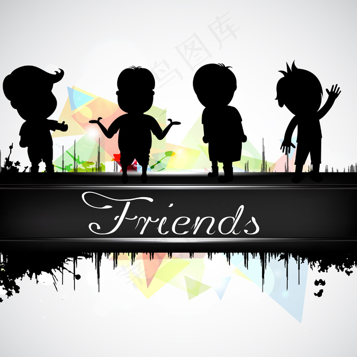 情人节快乐的概念与抽象的背景 可爱...