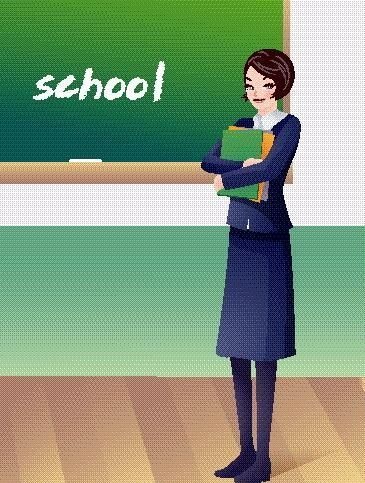 女性 学习生活 矢量 EPS格式 ...eps,ai矢量模版下载