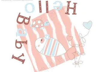 卡通鱼矢量素材图片