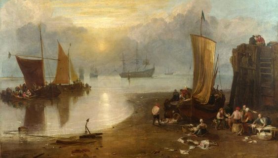 欧式风景油画图片