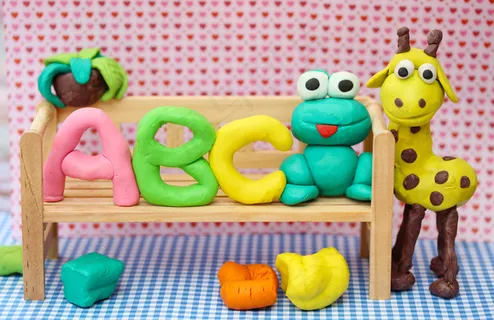 橡皮泥字母动物图片