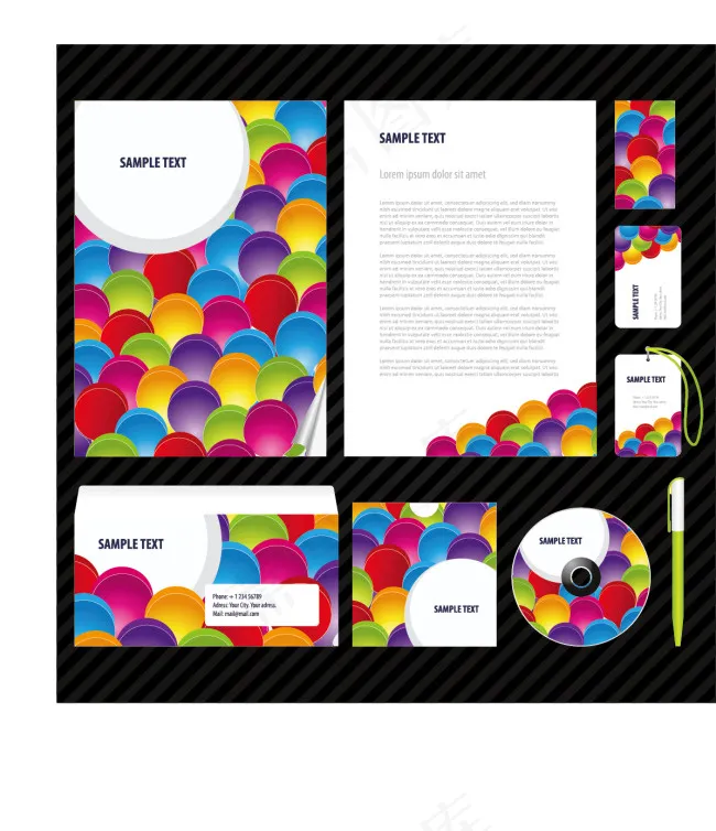 商务VIeps,ai矢量模版下载