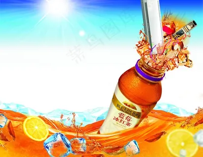 蓝莓冰红茶图片 蓝莓冰红茶图片