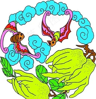 吉祥图案 中华传统图案 动物装饰图案 矢量素材 CDR格式_0074