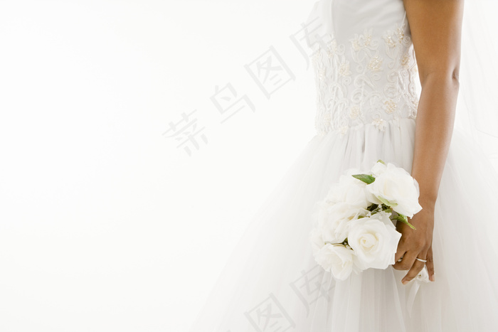 花朵与美女素材