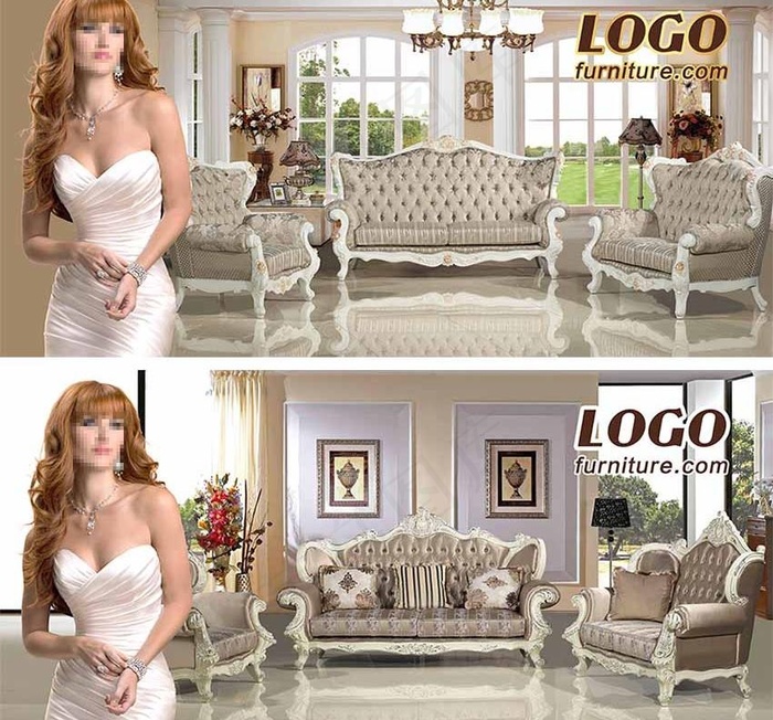 欧式沙发广告图片