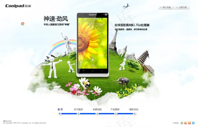 联想智能手机psd模版下载