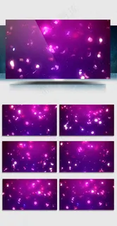 绚丽光效粒子唯美花瓣落下浪漫婚礼视...