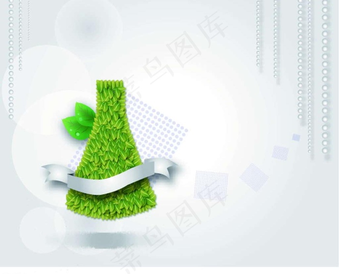 绿叶烧杯图片eps,ai矢量模版下载