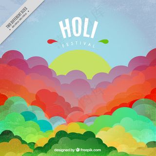 云的胡里节的背景颜色