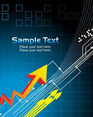 蓝色箭头背景图片