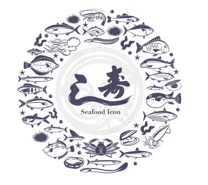 2017日本料理海鲜鱼类河豚海胆刺...