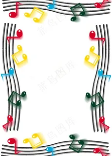 音符边框图片