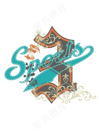 T恤图案设计图文组合