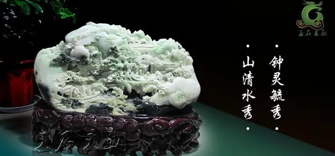 江山如画山子摆件图片 江山如画山子摆件图片