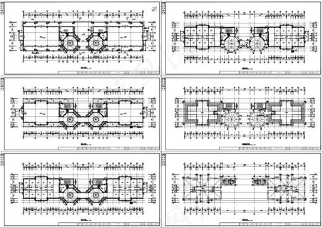 售楼部建筑图纸之平面图
