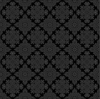 黑色古典底纹矢量素材