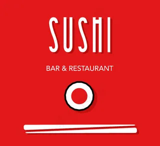 简洁寿司海报矢量素材