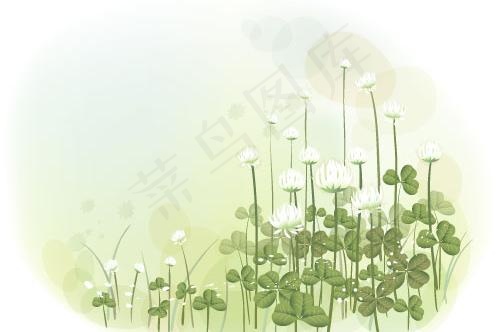 韩国植物装饰边框矢量图04ai矢量模版下载
