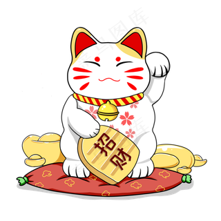 可爱招财猫卡通手绘可爱招财猫卡通手绘