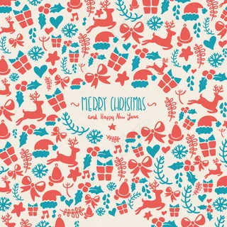 时尚圣诞节背景矢量素材