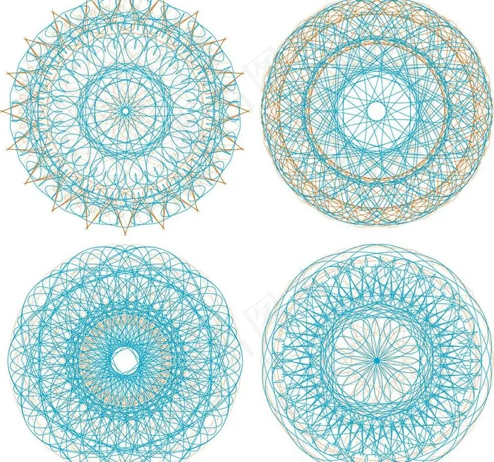 防伪底纹图片eps,ai矢量模版下载