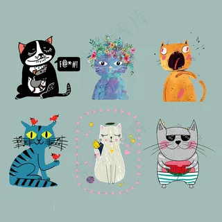 卡通动物图案设计